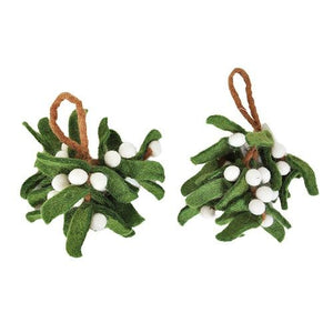 Felt Mistletoe Sprig Decoration