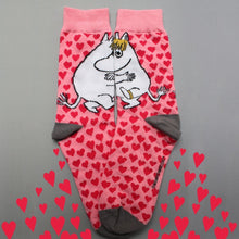 Moomin Heart Socks - heart print detail