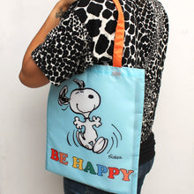 Peanuts Be Happy Eco Shopper - folded