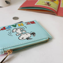 Peanuts Be Happy Zip Purse - rainbow card slots
