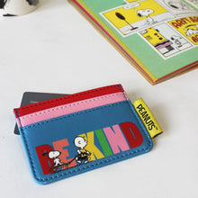 Peanuts Be Kind Card Holder - Charlie Brown and Snoopy detail