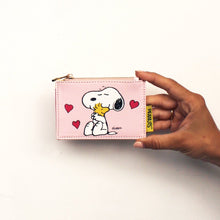 Peanuts Love Zip Purse - love pattern reverse