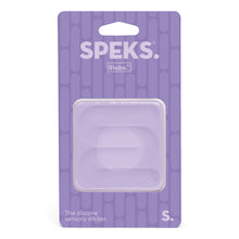 Speks Slabs Square Path Purple sensory sticker in its packaging
