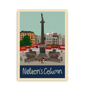 Nelsons Column Postcard