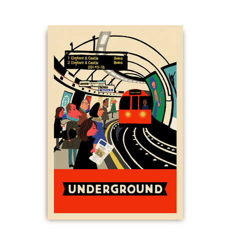 Underground Postcard