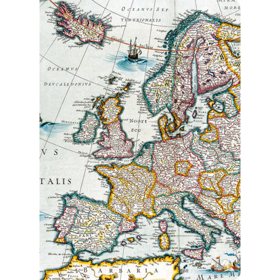 Mini Notebook - Map of Europe