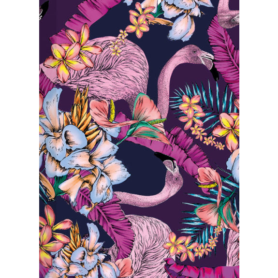 Deluxe Mini Notebook - Matthew Williamson Flamingo Bay