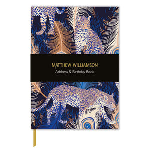 Address & Birthday Book - Matthew Williamson Leopards