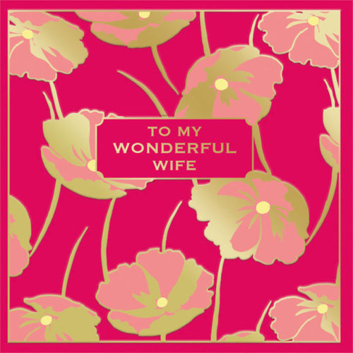 V&A Wonderful Wife Card
