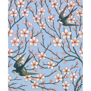V&A Card - Almond Blossom and Swallow