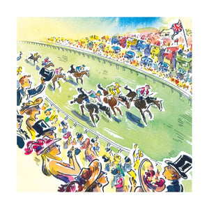 The Illustrators Card - Day at the Races