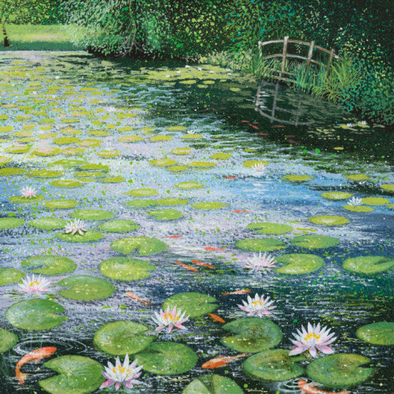 Coast & Country Card - Waterlilies