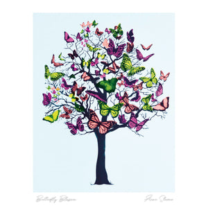 Art of Print Card - Butterfly Blossom