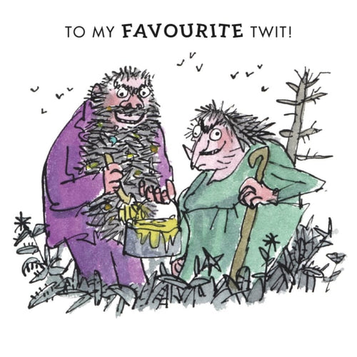 Roald Dahl Anniversary Card - My Favourite Twit
