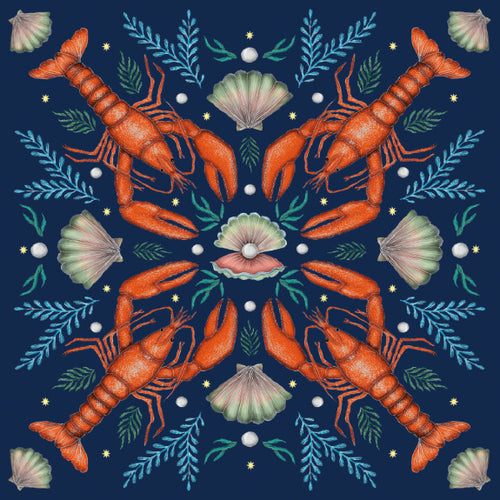 Catherine Rowe Card - Lobsters