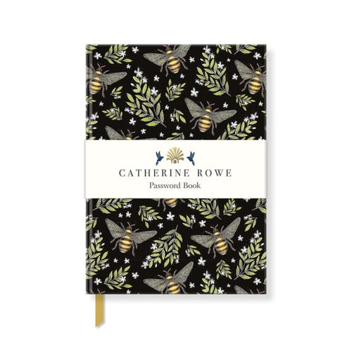 Password Book - Catherine Rowe Bee Pattern