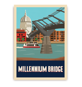 Millennium Bridge Postcard