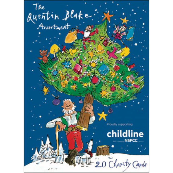 Childline Quentin Blake Box of 20 Charity Christmas Cards