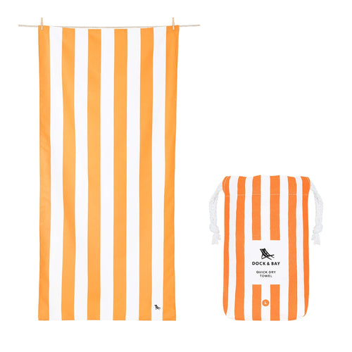 Dock & Bay Quick Dry Towel Ipanema Orange