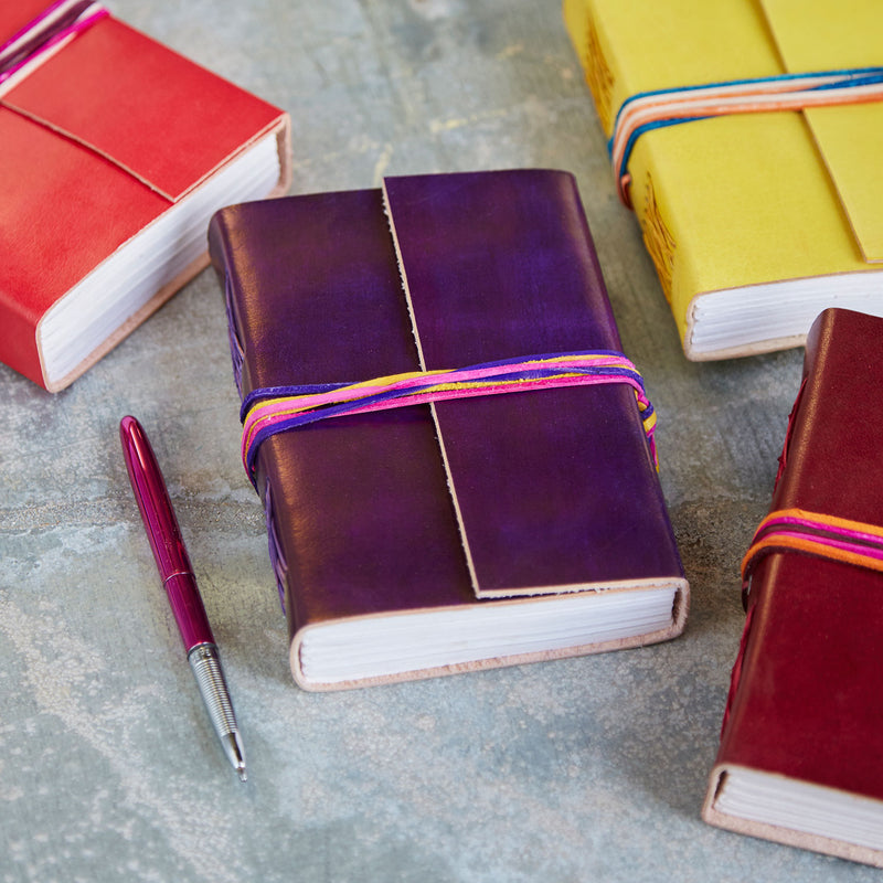 Fair Trade Leather Journal from Paper High