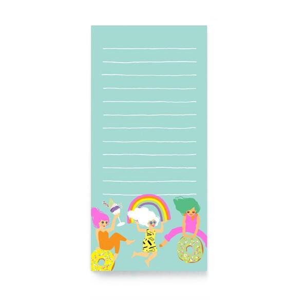 Fun Girls Magnetic Shopping List from Noi