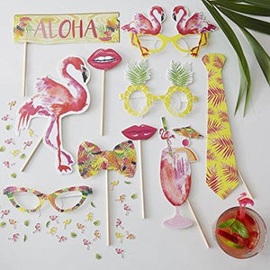 Flamingo Photo Booth Props