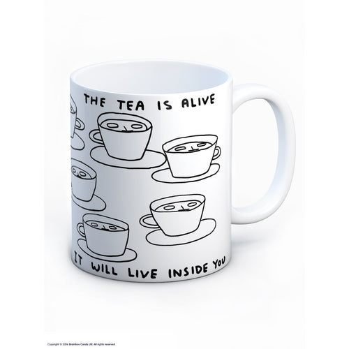 David Shrigley Tea is Alive Mug