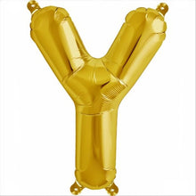 16 Inch Gold Air Fill Letter/Number Balloon from Crosswear
