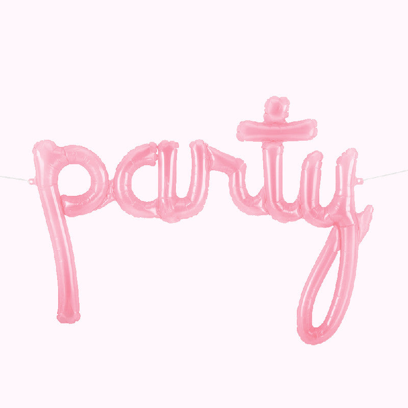 Air Fill Large Script Balloon from House Parti