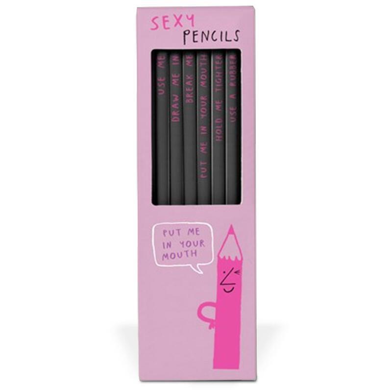 Box of 6 Sexy Pencils from Ustudio