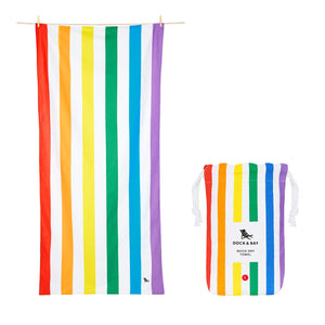 Dock & Bay Quick Dry Towel Rainbow Skies
