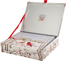 Deluxe Boxed 20 Christmas Cards Cardinals in Winter