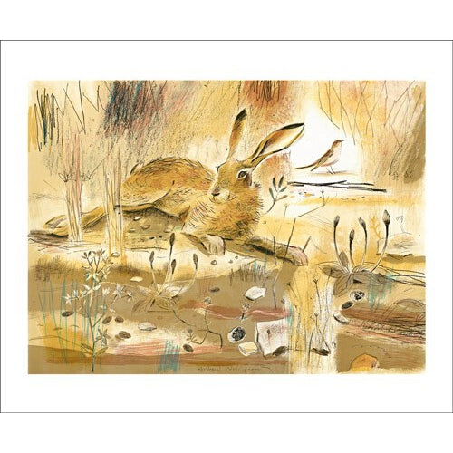 Andrew Waddington Resting Hare from Art Angels