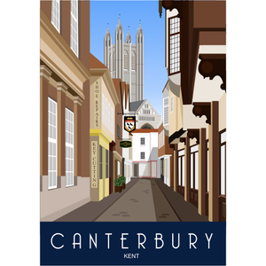 Butchery Lane Canterbury Postcard from Star Editions