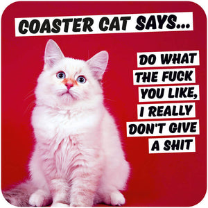 Cat Says Coaster