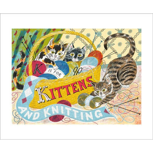 Emily Sutton K is for Kittens from Art Angels