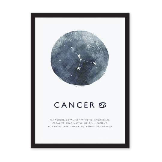 A4 Cancer Zodiac Print
