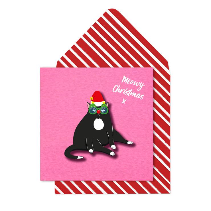 Grumpy Cat 3D Christmas Card