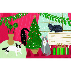 Fabulous Felines Charity Christmas Cards Pack