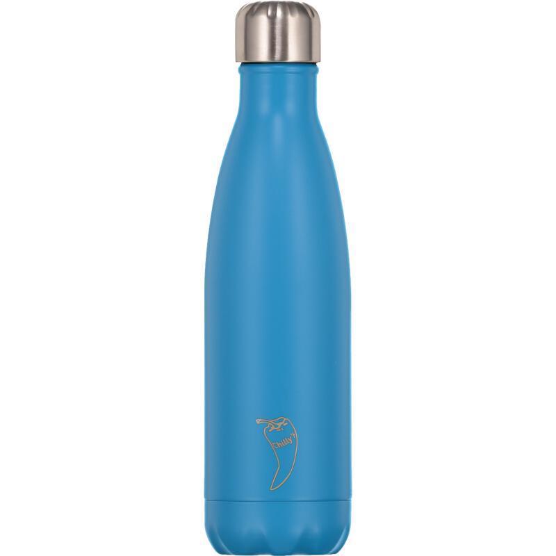 Chilly's Bottle Neon Blue 500ml from Chillys
