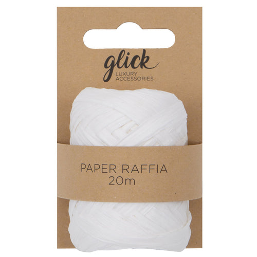 Paper Raffia 20M White