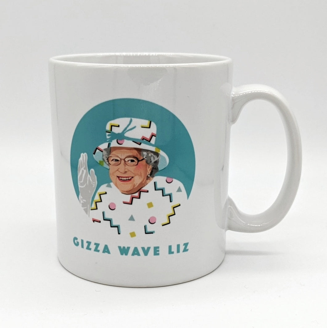 Queen Elizabeth (Wave Liz) Mug