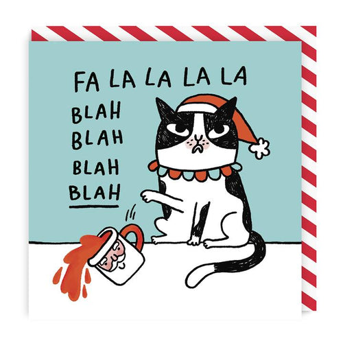 Festive Grumpy Cat Christmas Card