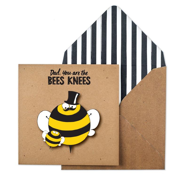 Dad You are the Bees Knees 3D Card