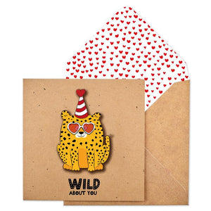 Wild About You 3D Card