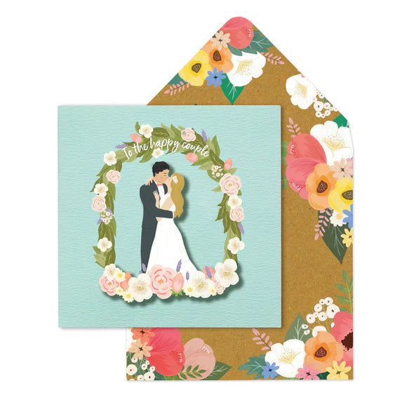 To The Happy Couple Wedding Card