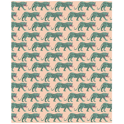 Blue Leopards Gift Wrap