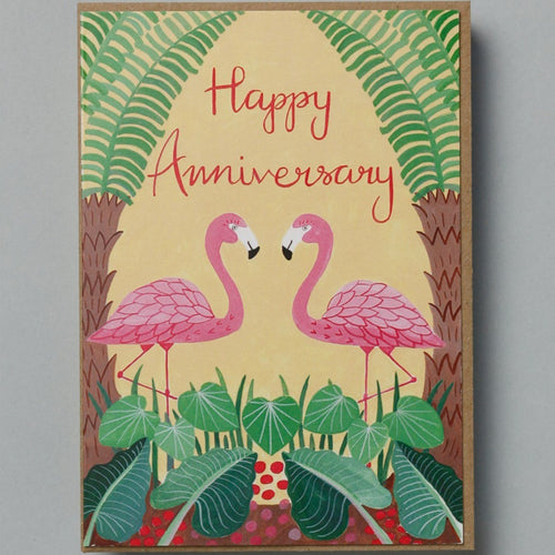 Anniversary Flamingos