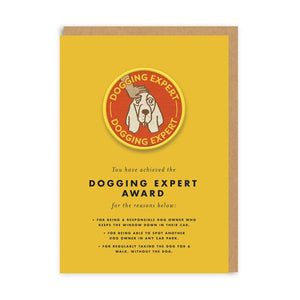 Dogging Expert Patch Card