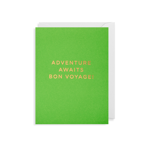 Adventure Awaits Bon Voyage Mini Card